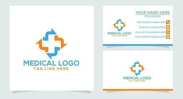 medisch logo ontwerp sjabloon vector grafisch branding element.