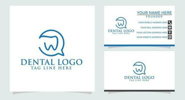 tandheelkundig logo is tandarts, tandheelkundig kliniek, tandheelkundig zorg, een tandheelkundig ziekenhuis en tanden logo. vector