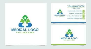 medisch gezondheidszorg logo ontwerp sjabloon.- vector illustrator