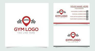 geschiktheid Sportschool logo ontwerp. geschiktheid sport- bodybuilding logo icoon ontwerp vector