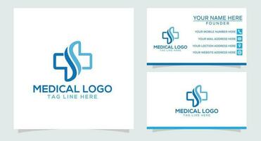 medische apotheek logo ontwerpsjabloon.-vector illustrator vector