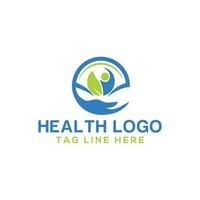 logo ontwerp voor de gezondheidszorg vector