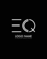 eq eerste minimalistische modern abstract logo vector