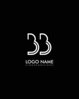bb eerste minimalistische modern abstract logo vector