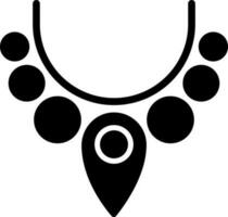 glyph ketting icoon of symbool. vector