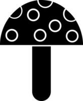 illustratie van een paddestoel icoon. vector