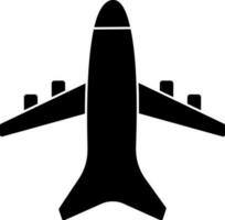 vector illustratie van vliegtuig icoon.