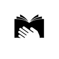 eenvoudig handboek minimale vector illustratie logo pictogram ontwerp