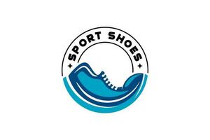 modern abstract sport schoenen logo sjabloon ontwerp vector