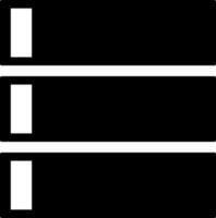 vector illustratie van bindmiddelen in zwart en wit kleur.