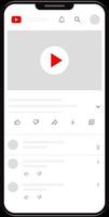 youtube mobiele pagina vector