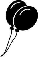vector teken of symbool van ballonnen.