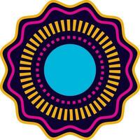 sier- patroon mandala. vector