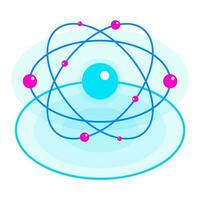 vector illustratie van atomair structuur.