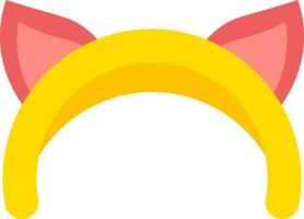 illustratie van schattig oren hoofdband icoon. vector