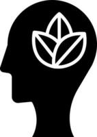 illustratie van asana yoga icoon of symbool. vector