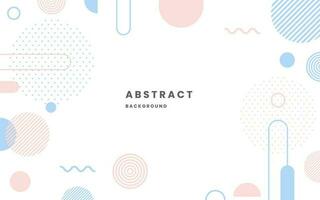 kleurrijk abstract meetkundig vormen ontwerp element achtergrond. wit achtergronden. meetkundig vormen blauw en roze, modern vormen. illustratie vector 10 eps.