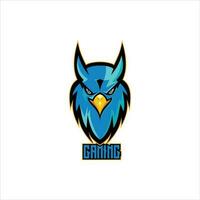 adelaar hoofd gaming logo mascotte vector