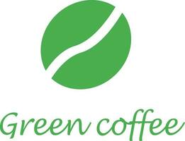 groen koffie teken vector