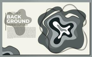 modern abstract papier besnoeiing uit achtergrond voor website, banier, behang, brochure, poster. vector