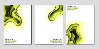 modern abstract papier besnoeiing uit achtergrond voor website, banier, behang, brochure, poster. vector