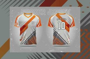 modern voetbal Jersey Amerikaans voetbal sport t overhemd ontwerp geschikt voor racen, voetbal, gaming en e sport- vector illustratie en dubbelzijdig mockup ontwerp