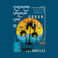 Californië stedelijk strand stedelijk straat, grafisch ontwerp, typografie vector illustratie, modern stijl, voor afdrukken t overhemd
