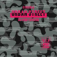 stedelijk straat naadloos patroon, vector leger thema grafisch achtergrond voor afdrukken kleding stof en andere gebruik