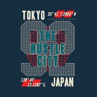 tokyo Japan grafisch, typografie t shirt, vector ontwerp illustratie, mooi zo voor gewoontjes stijl
