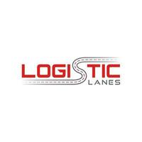 creatief logistiek logo vector illustratie