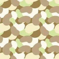 vectorillustratie van naadloze patroon van minimalistische camouflage ornament getekend met pastelkleuren vector