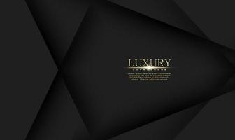 abstracte zwarte luxe achtergrond vector