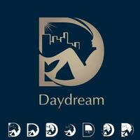 d brief gebaseerd symbool dagdroom concept vector