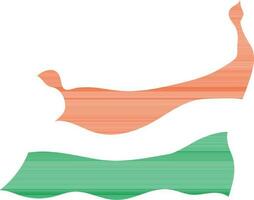 Indisch vlag kleur poster spandoek. vector
