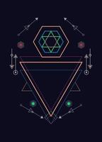 heilige geometrie ornament vector designelementen voor achtergrond