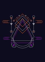 heilige geometrie ornament vector designelementen voor achtergrond