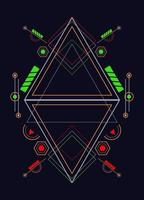 heilige geometrie ornament vector designelementen voor achtergrond