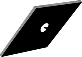 illustratie van Gesloten laptop computer. vector