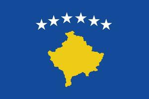 vlag van kosovo.nationaal vlag van Kosovo vector