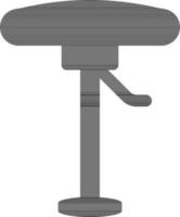 elegant bar stoel geïsoleerd Aan wit achtergrond. vector