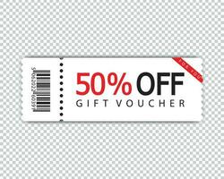 korting bon, geschenk coupon sjabloon vector