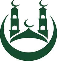 islamitisch moskee-logo vector