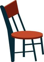 rustiek houten stoel meubilair vector