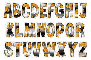 handgemaakt honingraat brieven. kleur creatief kunst typografisch ontwerp vector