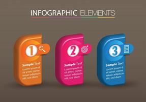 moderne tekstvak sjabloon banner infographics vector