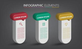 moderne tekstvak sjabloon banner infographics vector