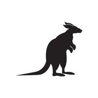 kangoeroe pictogram, logo illustratie ontwerp sjabloon. vector