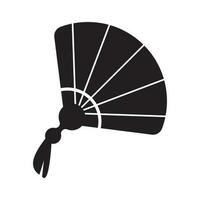 handheld ventilator icoon logo vector ontwerp sjabloon