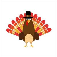 Thanksgiving kalkoen pictogram vector