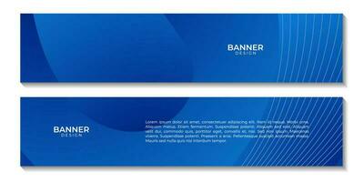 banners blauw abstract achtergrond. vector illustratie